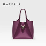 BAFELLI Women's Genuine Leather Tote Bag – Luxury Business Travel Handbag