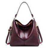 Luxury Faux Leather Hobo Bag – Women's Large Vintage Tote Shoulder Crossbody Bag