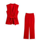 The Vest Blazer & Wide Leg Suit — Locryn