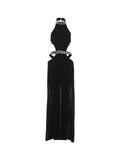 Sequin Halter Backless Maxi Dress – Patchwork Sleeveless Midnight Club Dress