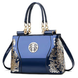 Women's Patent Leather Shiny Shoulder Bag – Large Capacity Messenger Handbag