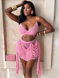 The See-Through Tassel Bodycon Dress — Locryn