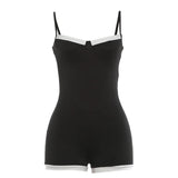 The Patchwork Backless Playsuit — Locryn