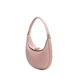 Women's Crescent Soft Leather Shoulder Bag – Elegant Commuter Crossbody