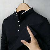 The Wrinkle-Resistant Navy Polo — Locryn Men