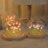 Lâmpada de Tulipa Elegante Artesanal LED