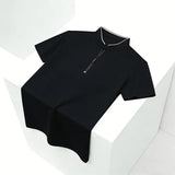 The Breathable Half-Zip Polo — Locryn Men