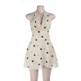 The Polka Dot Halter Mini — Locryn