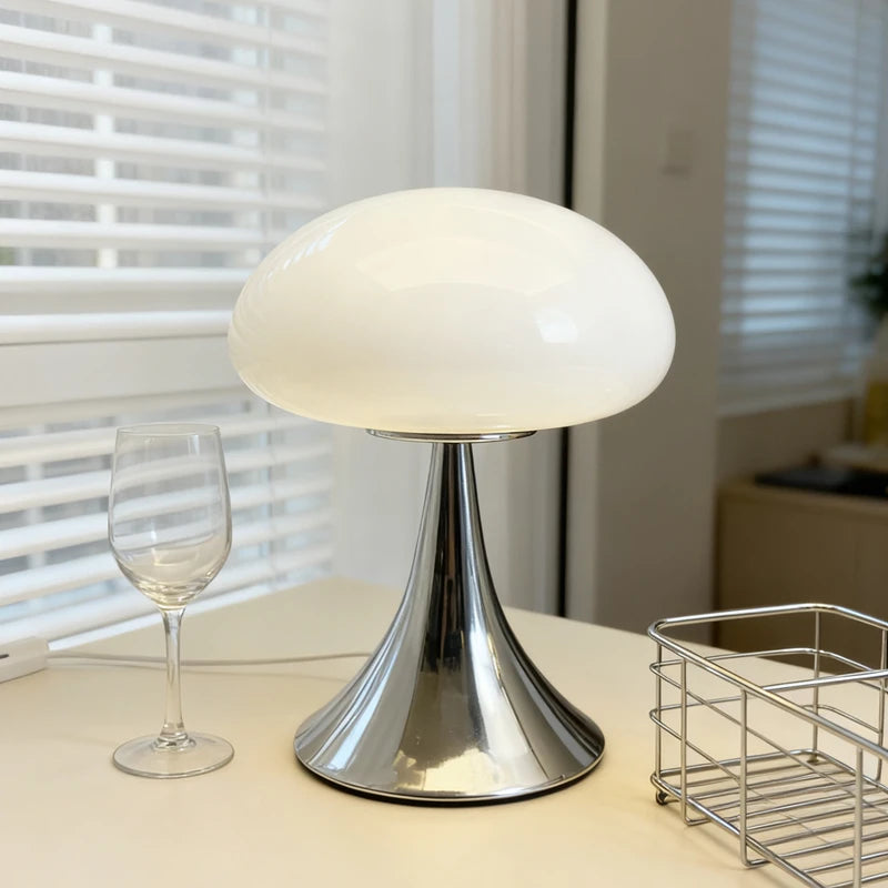 Luminária Cogumelo de Vidro Nordic