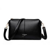 Women's Soft Leather Shoulder Bag – Luxury Crossbody Tote Handbag