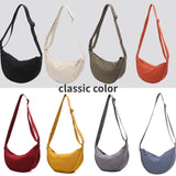 Nylon Padded Crossbody Bag – Lightweight Women's Travel Purse