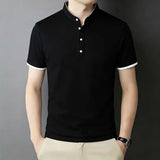 The Classic Black Polo — Locryn Men