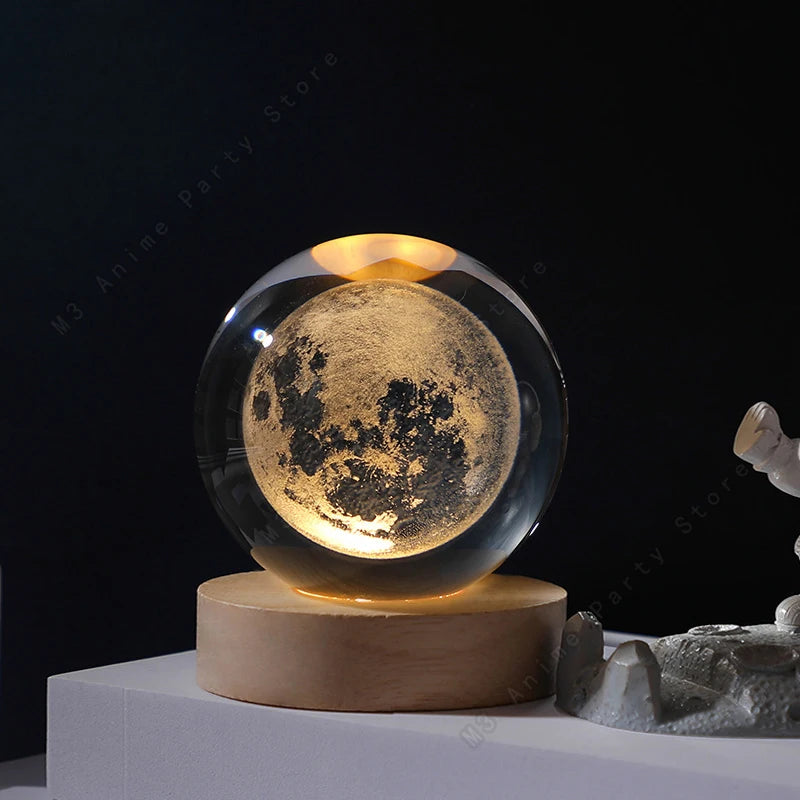 Globo de Cristal 3D Iluminado