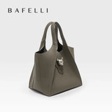 BAFELLI Women's Genuine Leather Tote Bag – Luxury Business Travel Handbag