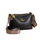 Women's Genuine Cow Leather Shoulder Bag – Luxury Crossbody Tote Handbag