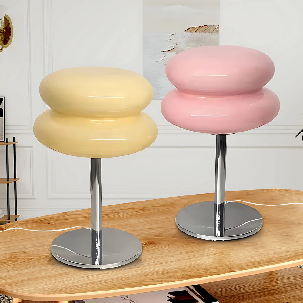 Luminária Cogumelo de Vidro Minimalista