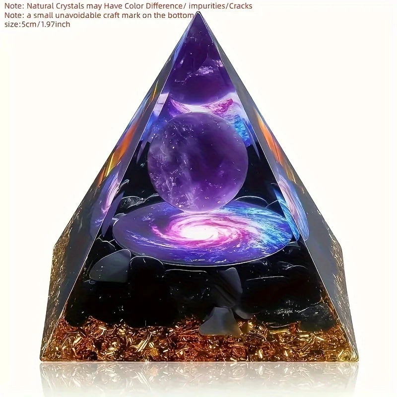 Pirâmide de Cristal Ametista Elegante
