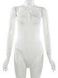 The Lace Hollow Halter Bodysuit — Locryn