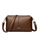 Women's Soft Leather Shoulder Bag – Luxury Crossbody Tote Handbag