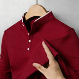 The Wrinkle-Resistant Navy Polo — Locryn Men