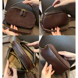 Women's Cowhide Genuine Leather Shoulder Bag – Luxury Crossbody Satchel Handbag