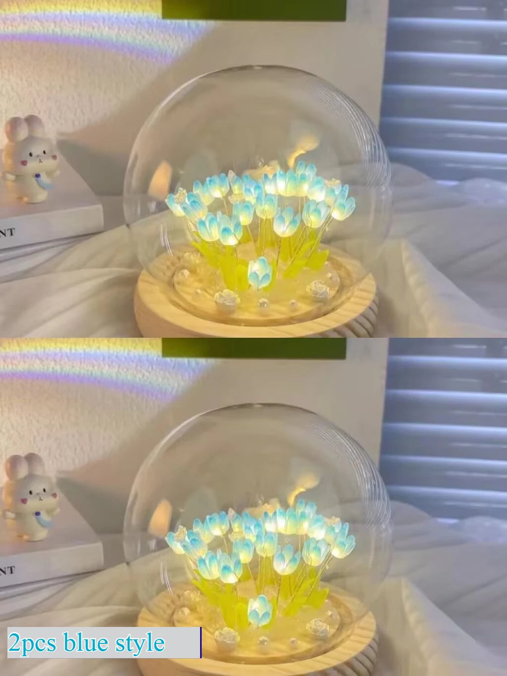 Locryn Decoração & Conforto - Lâmpada de Tulipa Elegante Artesanal LED (Foto 10)