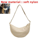 Nylon Padded Crossbody Bag – Lightweight Women's Travel Purse