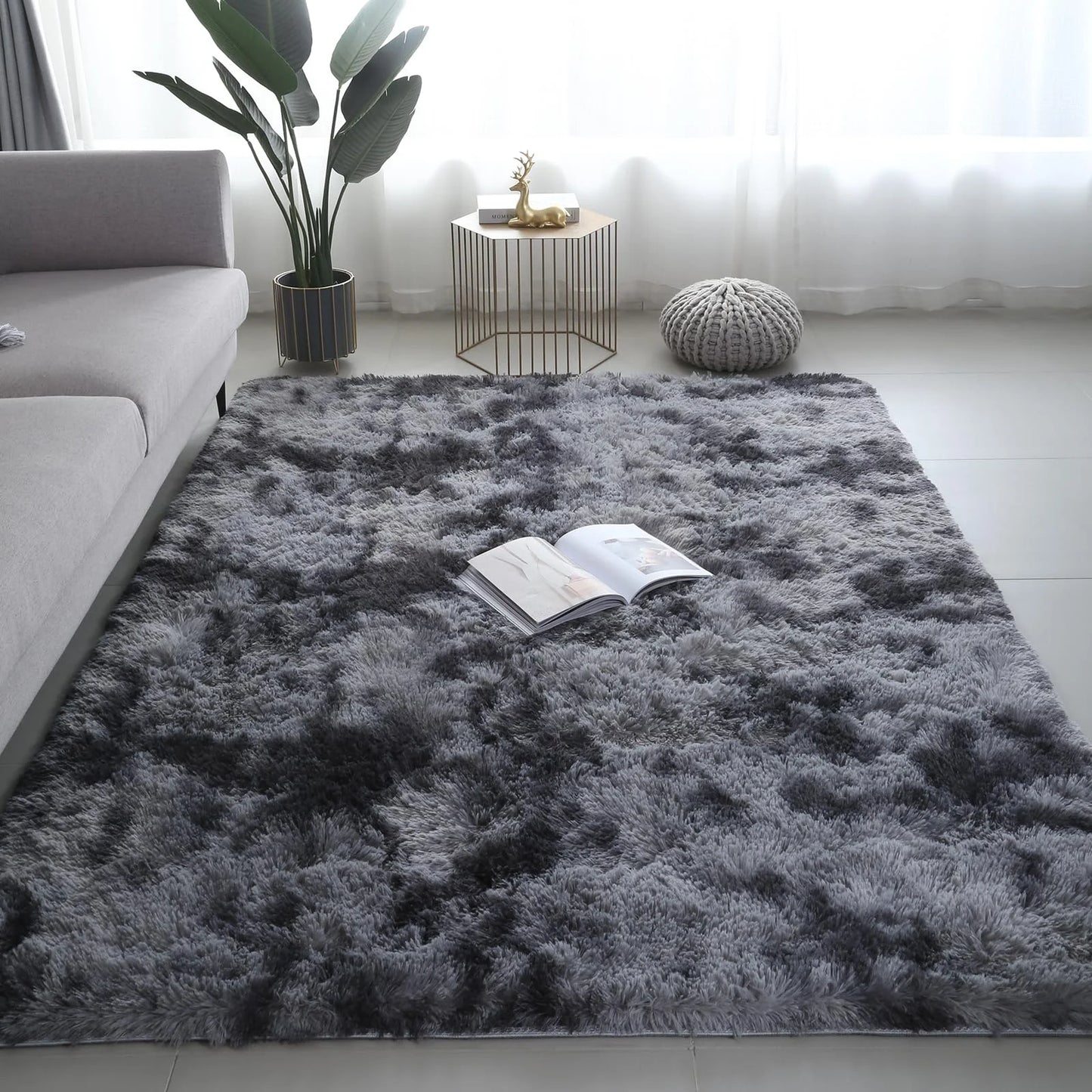 Locryn Decoração & Conforto - Tapete Ultra Macio Felpudo para Quarto e Sala (Foto 14)