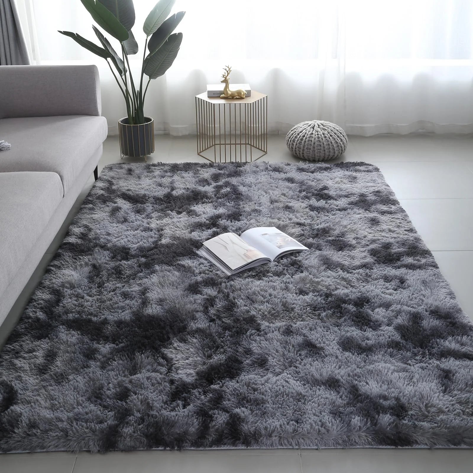 Locryn Decoração & Conforto - Tapete Ultra Macio Felpudo para Quarto e Sala (Foto 14)