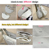 Nylon Padded Crossbody Bag – Lightweight Women's Travel Purse