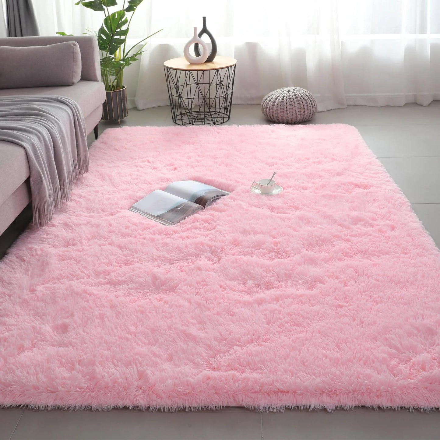 Locryn Decoração & Conforto - Tapete Ultra Macio Felpudo para Quarto e Sala (Foto 9)
