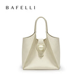 BAFELLI Women's Genuine Leather Tote Bag – Luxury Business Travel Handbag