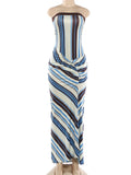 The Striped Color Block Bodycon Dress — Locryn