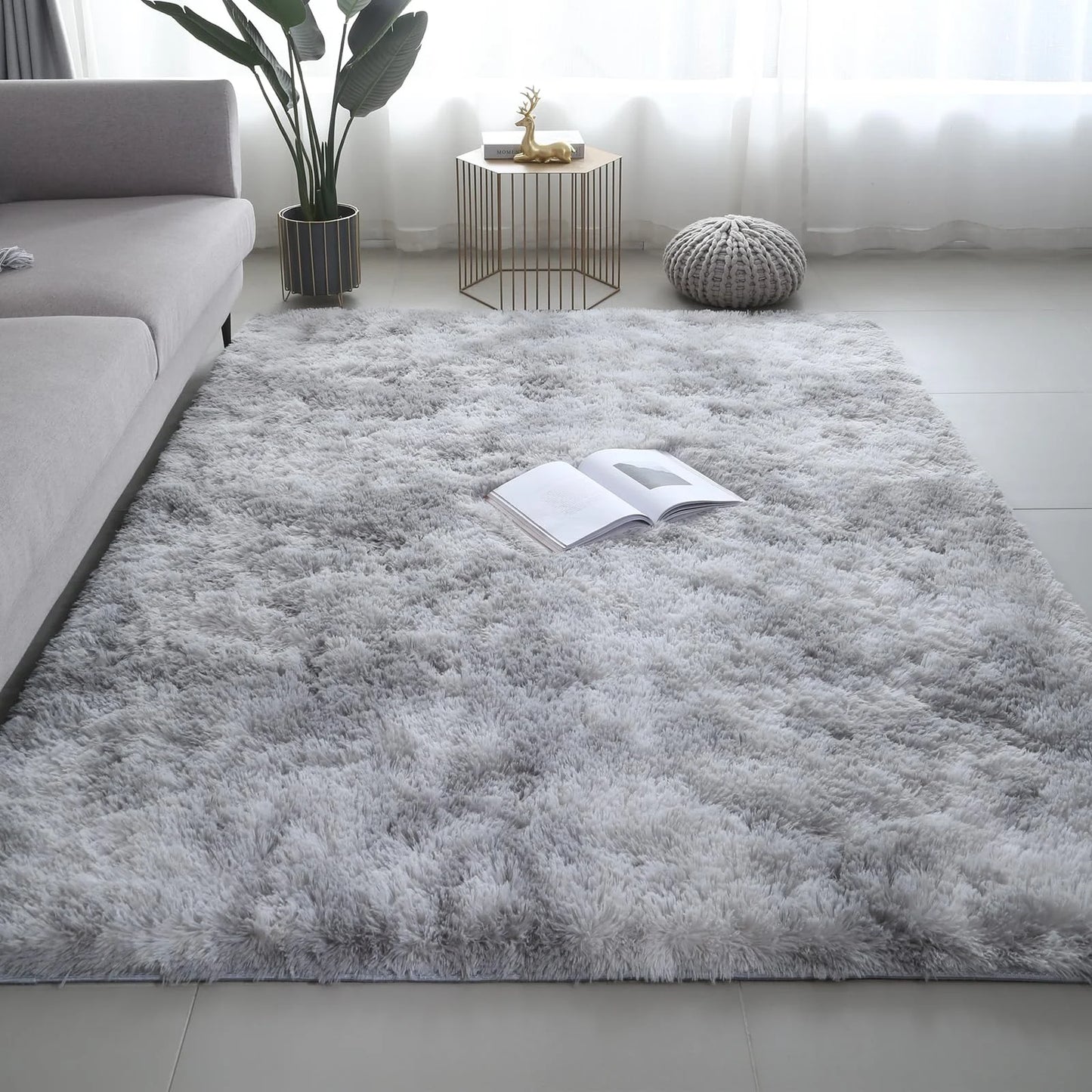 Locryn Decoração & Conforto - Tapete Ultra Macio Felpudo para Quarto e Sala (Foto 15)