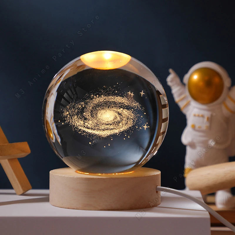 Globo de Cristal 3D Iluminado