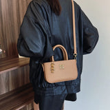 Women's Retro Crossbody Small Square Bag – Luxury Single Shoulder Handbag