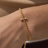 The Crystal Gold Bracelet — Locryn