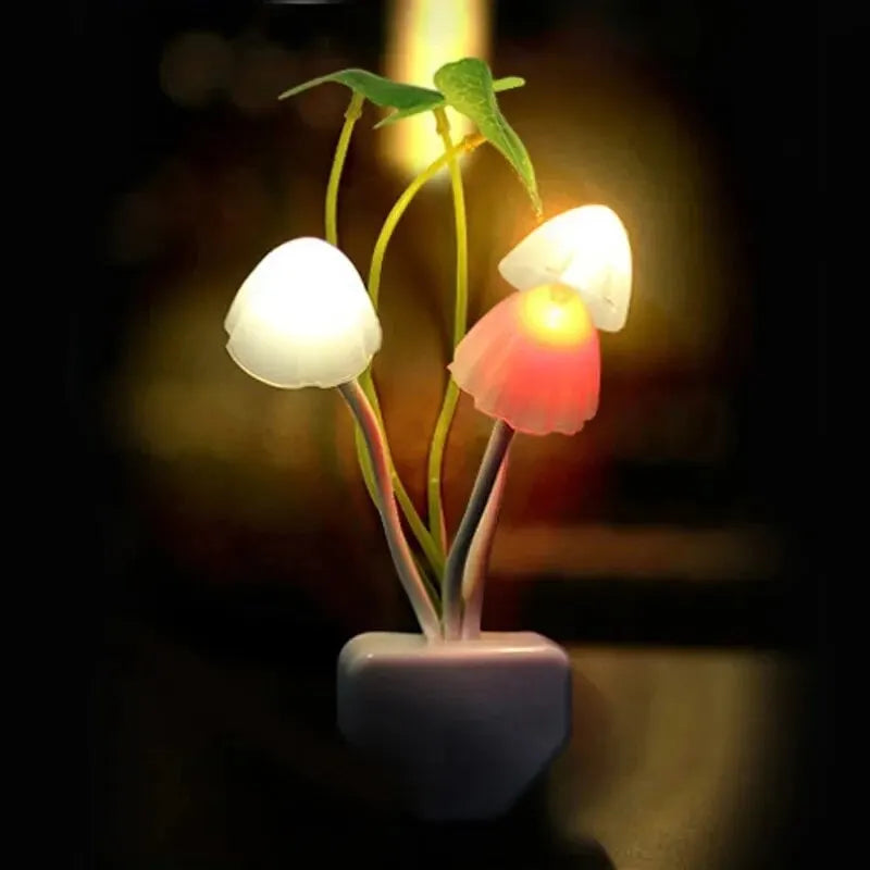Luz Noturna Cogumelo LED