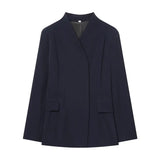The High-Collar Slim Suit Set — Locryn