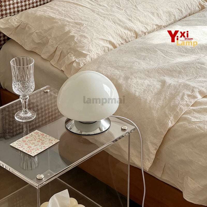 Luminária Cogumelo de Vidro Nordic