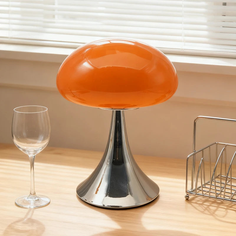 Luminária Cogumelo de Vidro Nordic