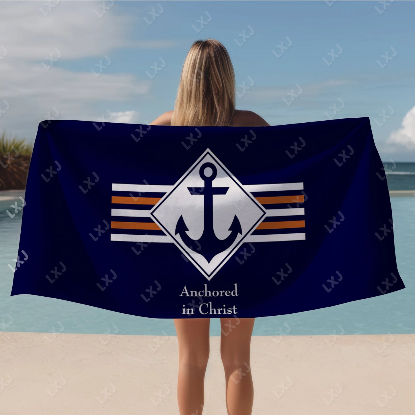 Locryn Decoração & Conforto - Toalha de Praia e Piscina Secagem Rápida Microfibra Luxo (Foto 11)