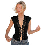 The Lace Sheer Crop Top — Locryn