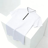 The Breathable Half-Zip Polo — Locryn Men