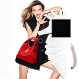 PU Leather Crossbody Bag – Luxury Designer Shoulder Handbag