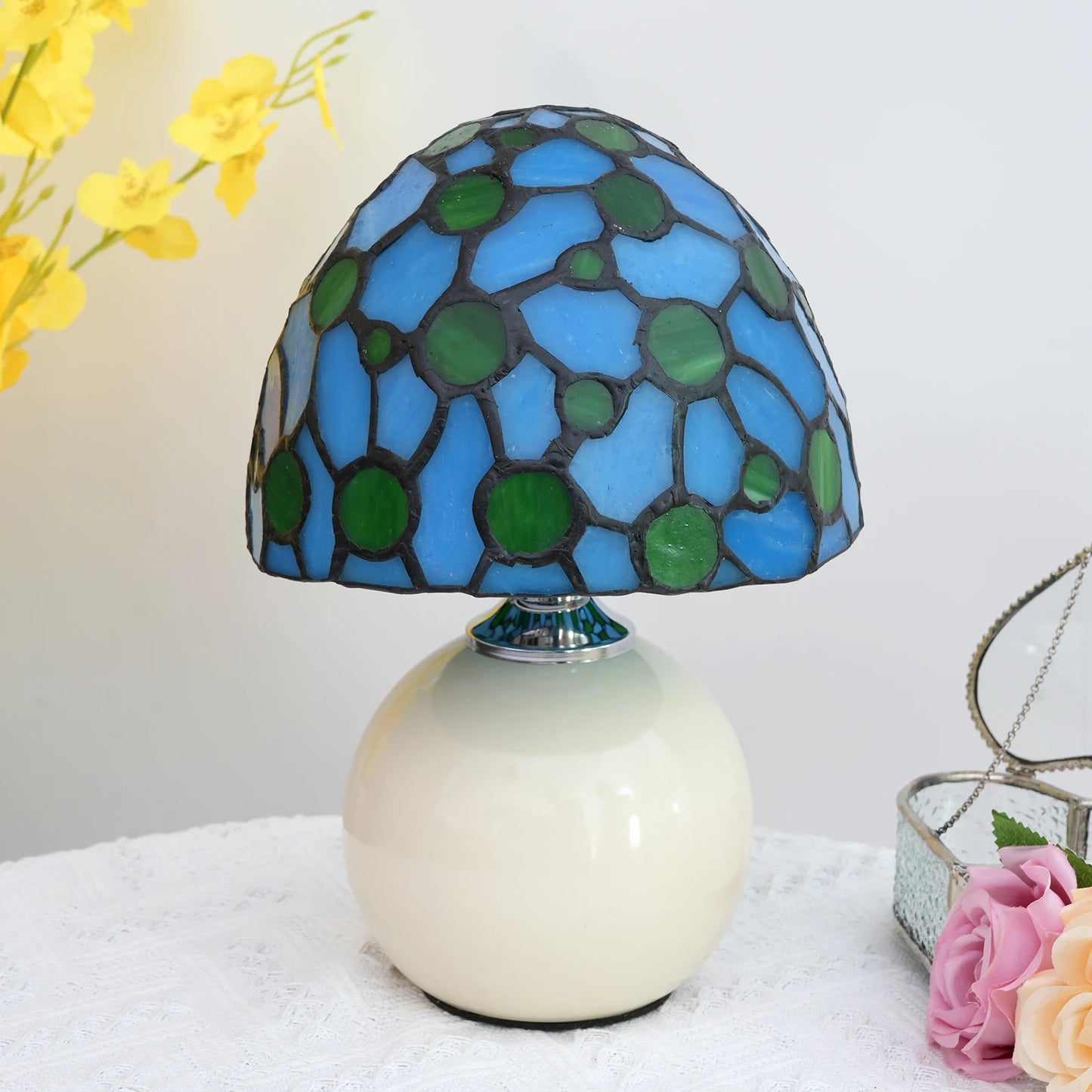 Luminária Cogumelo de Vidro Nordic