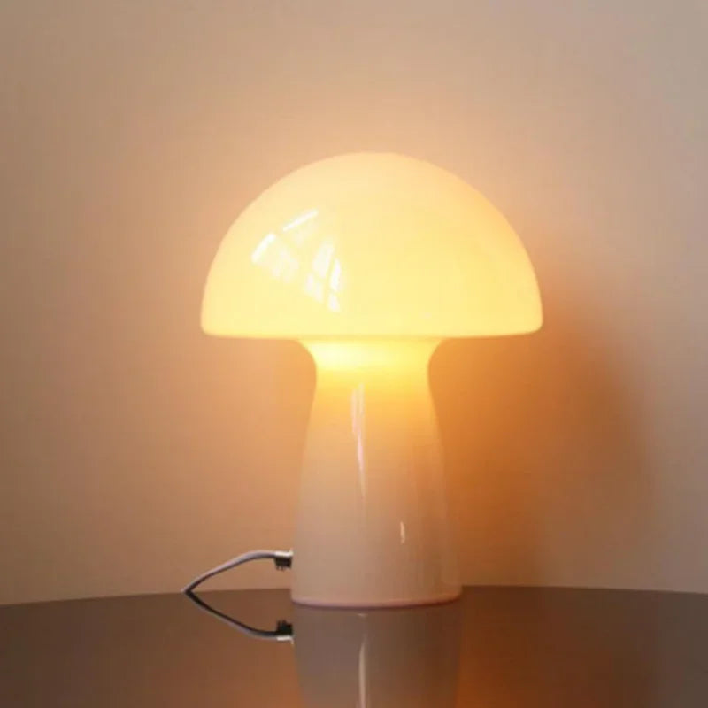Luminária Cogumelo de Vidro Murano