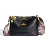 Women's Genuine Cow Leather Shoulder Bag – Luxury Crossbody Tote Handbag