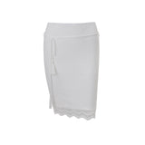 The Lace Trim Top & Midi Skirt Set — Locryn